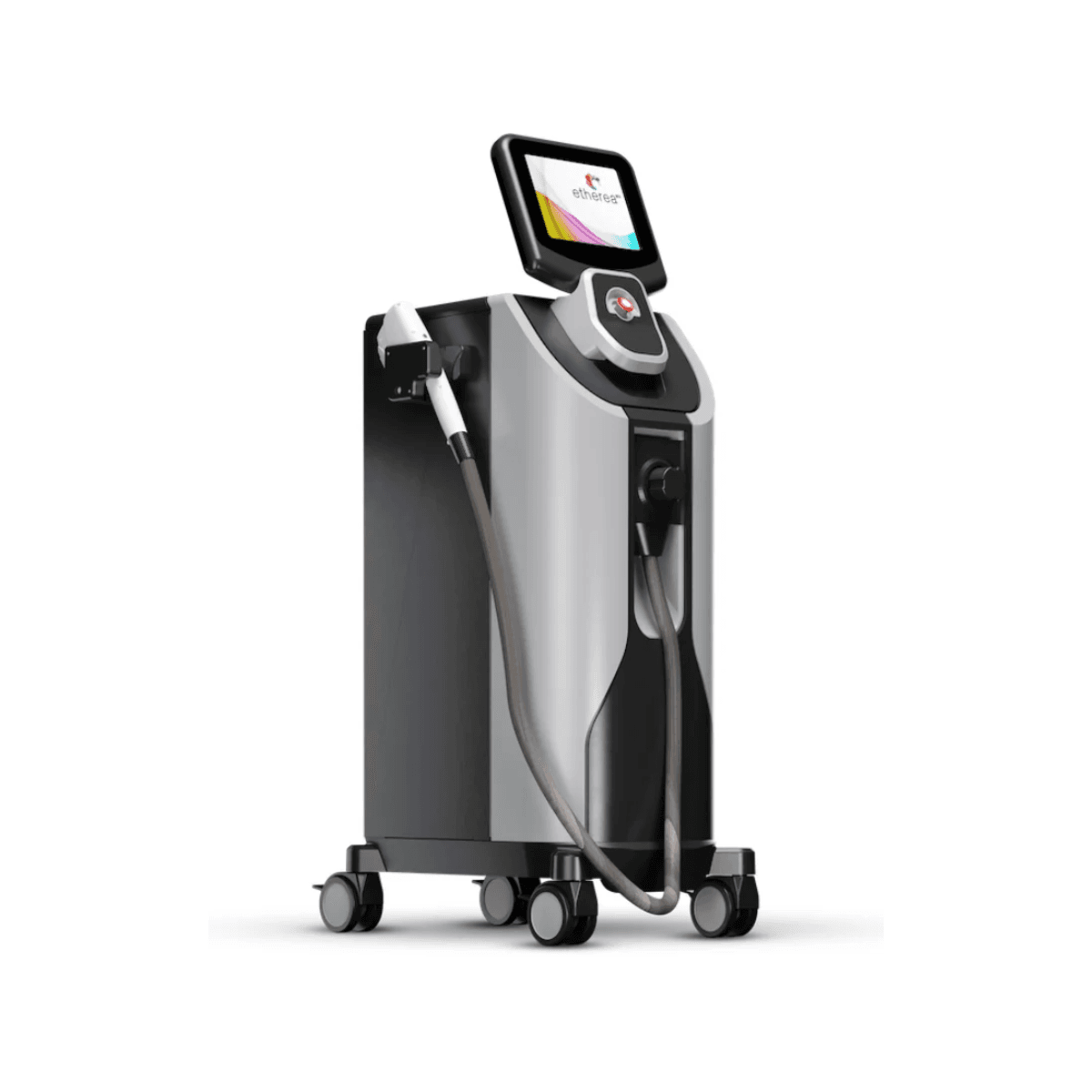 Plataforma Etherea®, aparelho de laser e luz com tela sensível ao toque e ponteiras